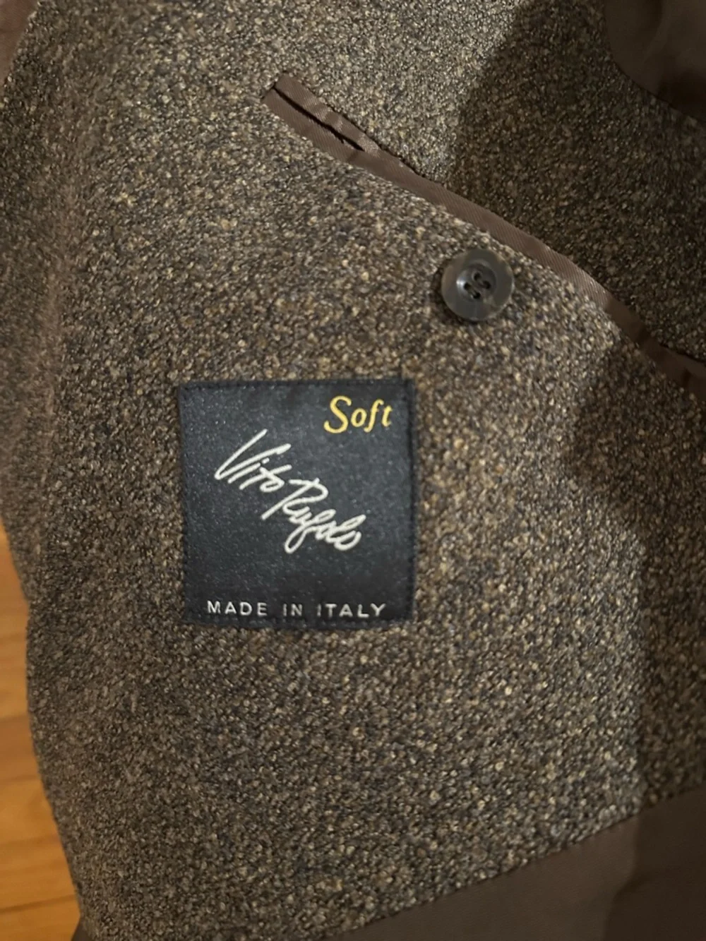 Men's Brown Tweed Blazer - Classic Tailored Sport Coat